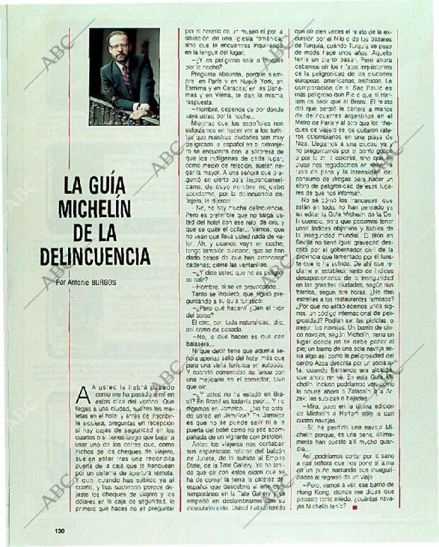 BLANCO Y NEGRO MADRID 20-08-1989 página 130