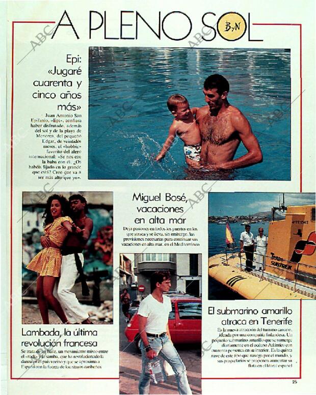 BLANCO Y NEGRO MADRID 20-08-1989 página 25