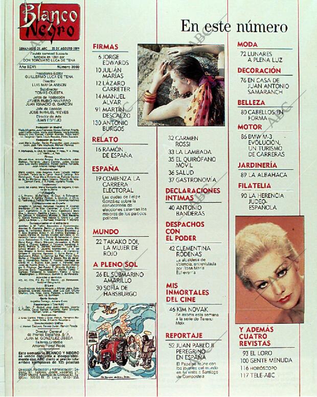 BLANCO Y NEGRO MADRID 20-08-1989 página 3