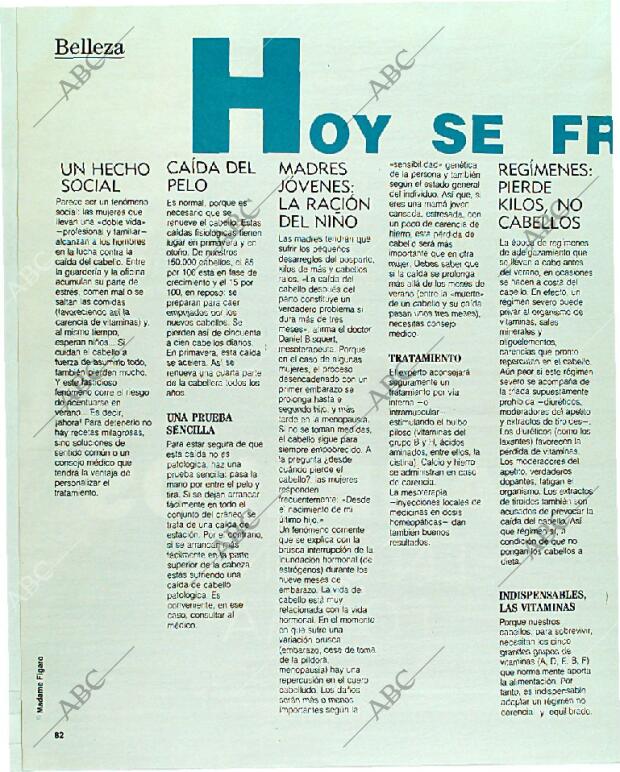 BLANCO Y NEGRO MADRID 20-08-1989 página 82