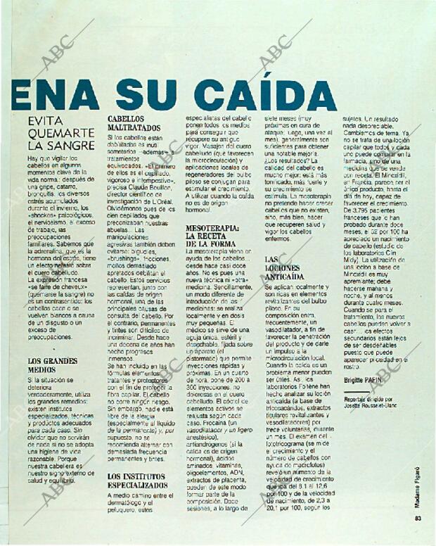 BLANCO Y NEGRO MADRID 20-08-1989 página 83