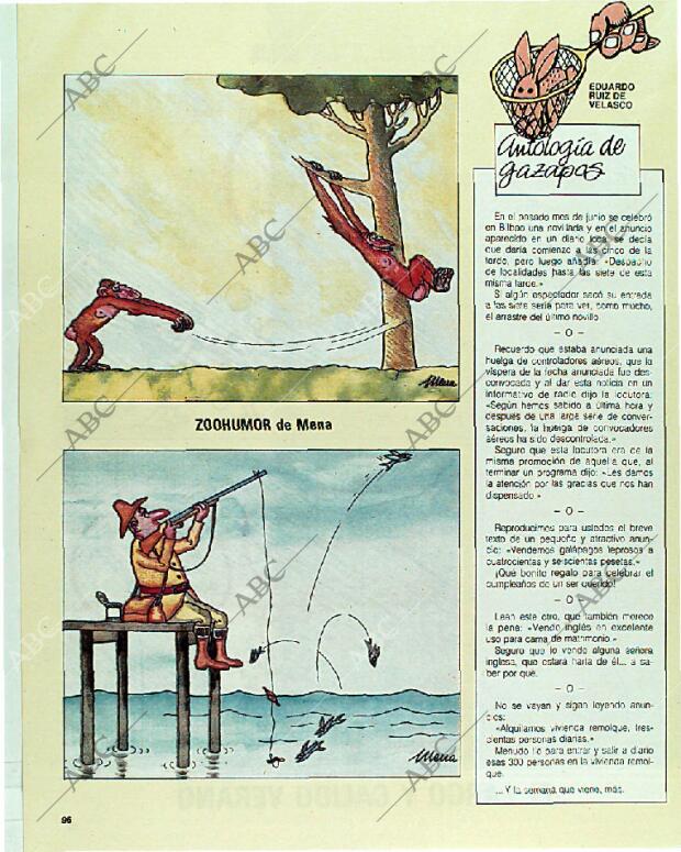 BLANCO Y NEGRO MADRID 20-08-1989 página 96