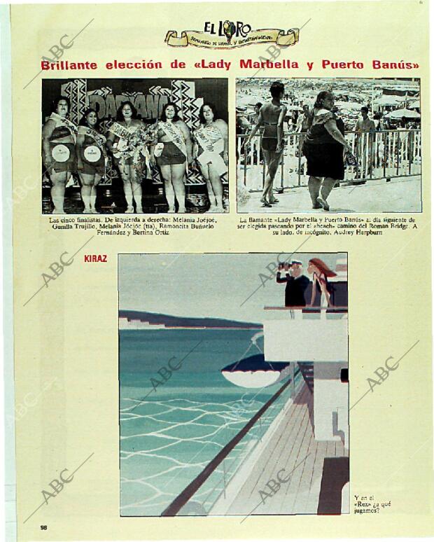 BLANCO Y NEGRO MADRID 20-08-1989 página 98
