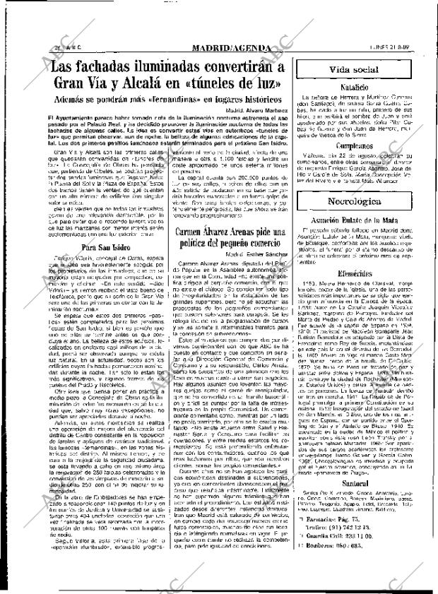 ABC MADRID 21-08-1989 página 28