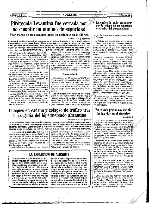 ABC MADRID 21-08-1989 página 33