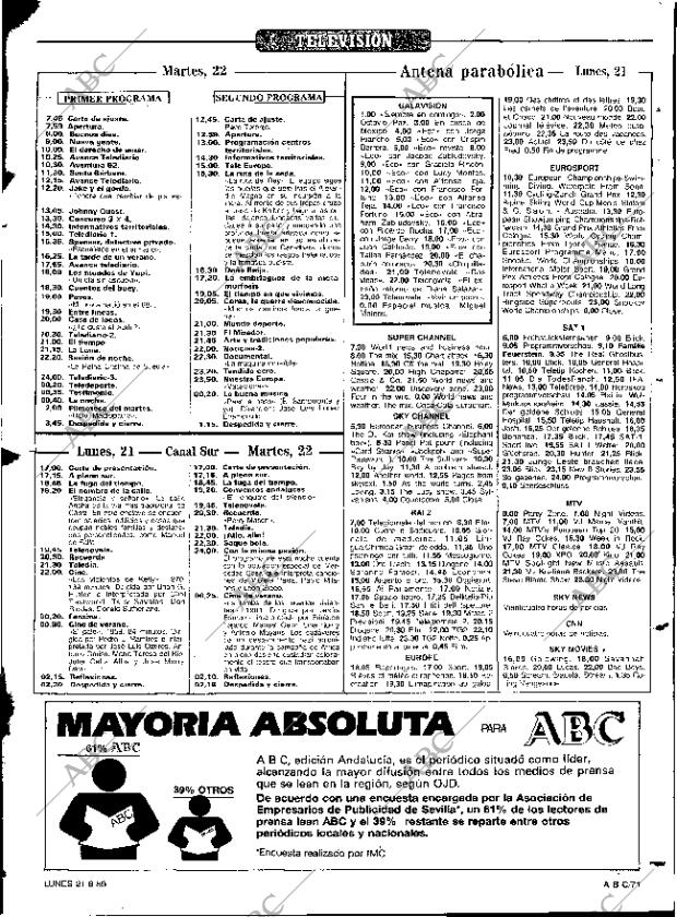 ABC SEVILLA 21-08-1989 página 71