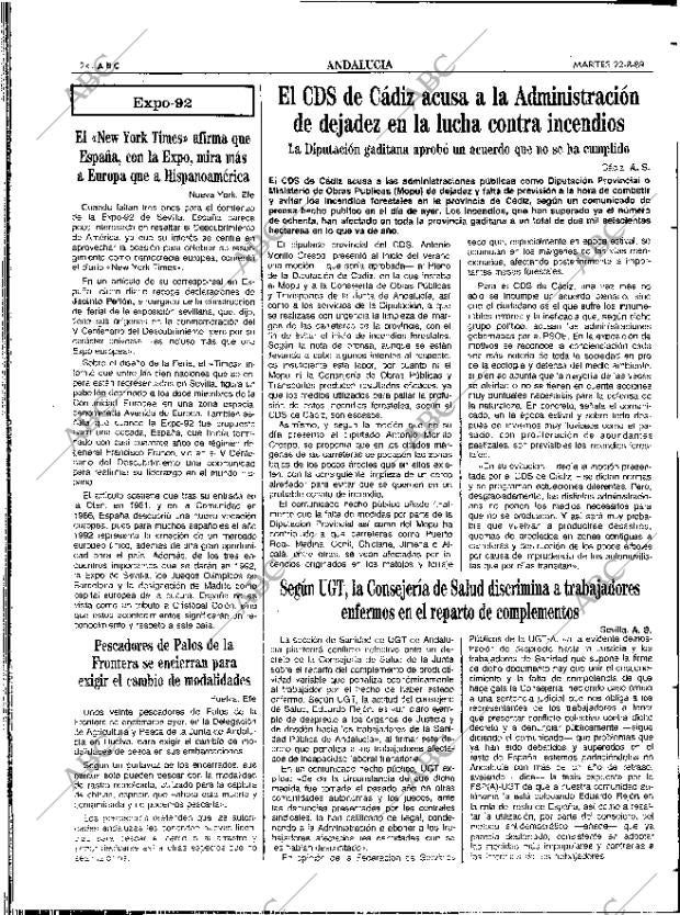 ABC SEVILLA 22-08-1989 página 24