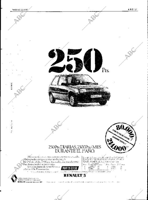 ABC SEVILLA 22-08-1989 página 27