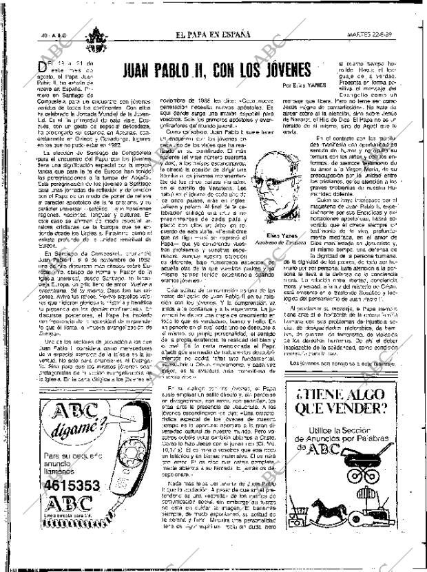 ABC SEVILLA 22-08-1989 página 40