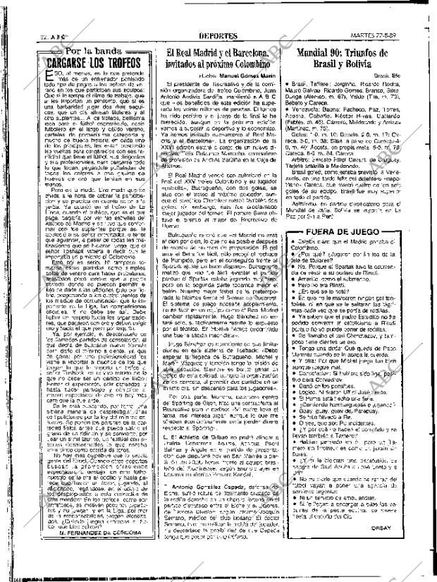 ABC SEVILLA 22-08-1989 página 52
