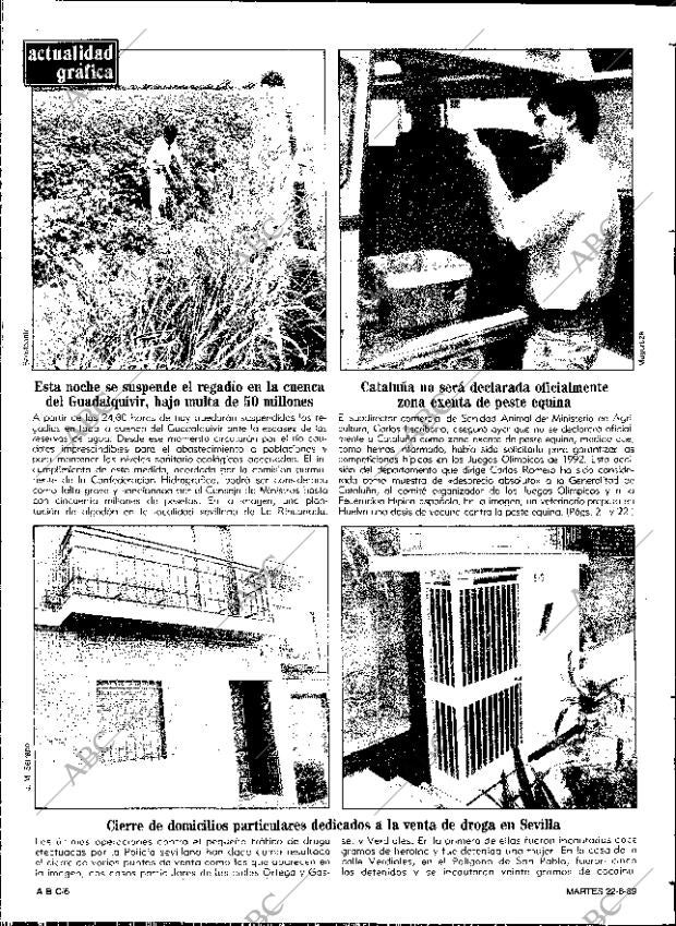 ABC SEVILLA 22-08-1989 página 6