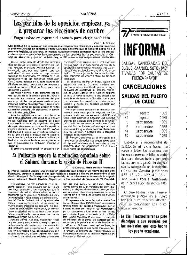 ABC SEVILLA 25-08-1989 página 17