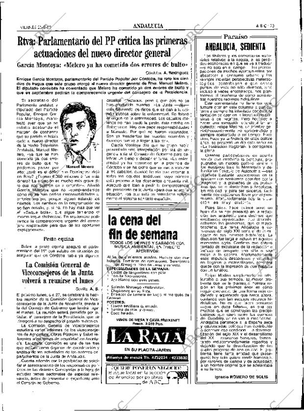 ABC SEVILLA 25-08-1989 página 23