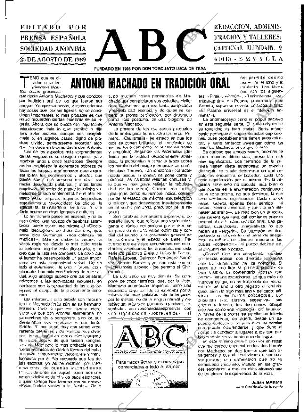 ABC SEVILLA 25-08-1989 página 3