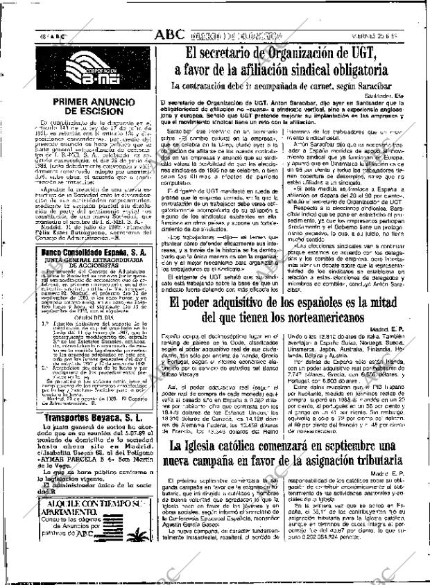 ABC SEVILLA 25-08-1989 página 48