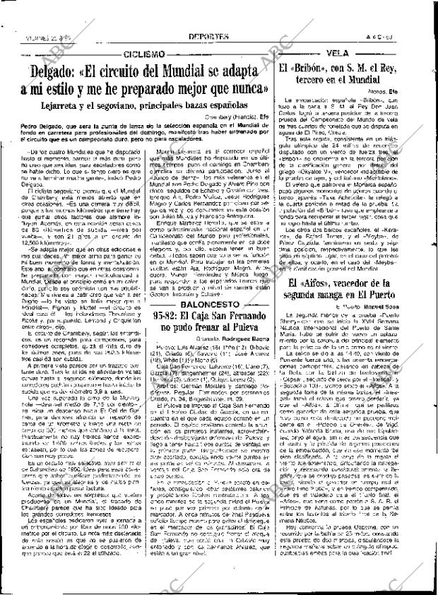 ABC SEVILLA 25-08-1989 página 63