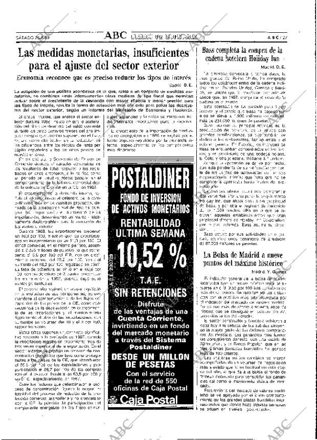ABC MADRID 26-08-1989 página 27