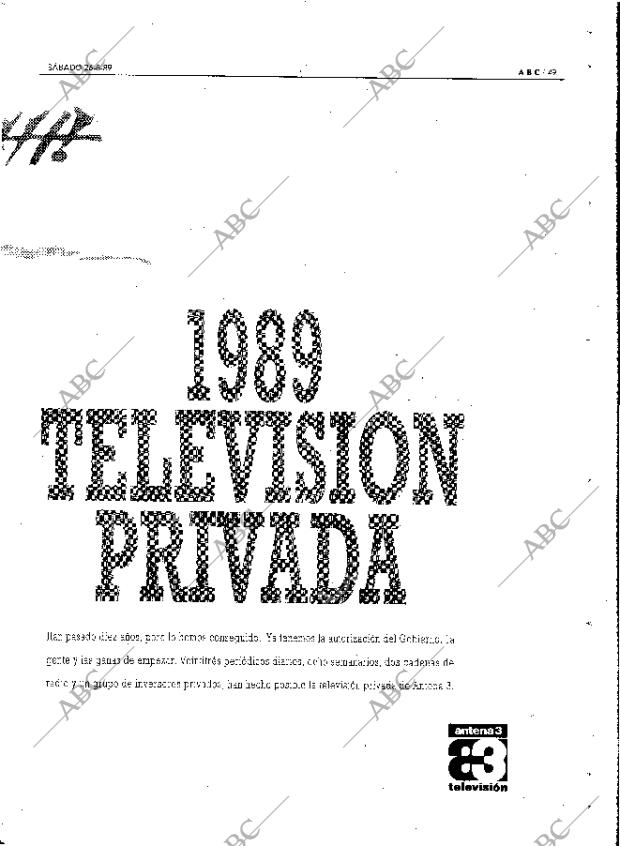 ABC MADRID 26-08-1989 página 49