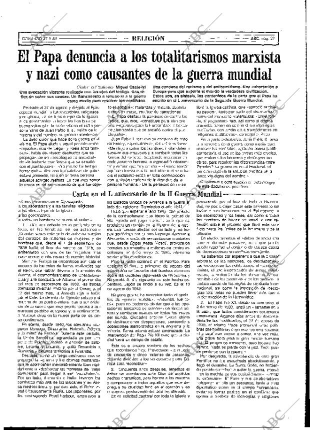 ABC MADRID 27-08-1989 página 29