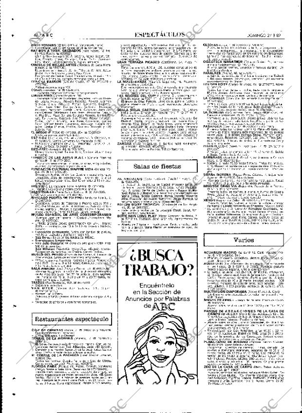 ABC MADRID 27-08-1989 página 68