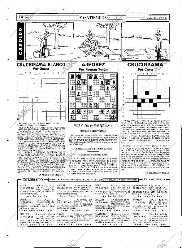 ABC MADRID 27-08-1989 página 86