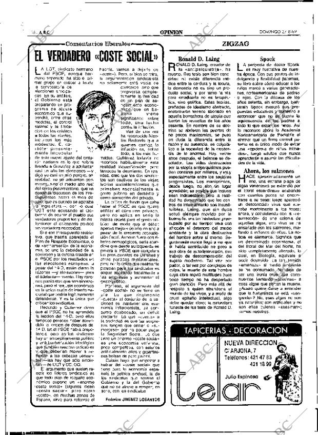 ABC SEVILLA 27-08-1989 página 16