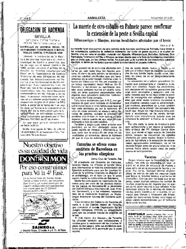 ABC SEVILLA 27-08-1989 página 32