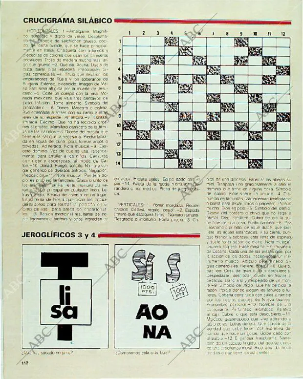 BLANCO Y NEGRO MADRID 27-08-1989 página 112