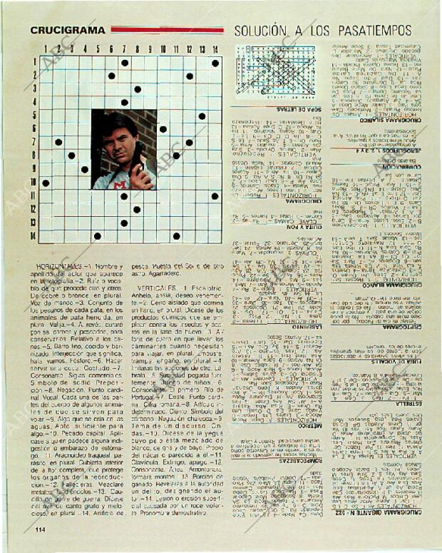 BLANCO Y NEGRO MADRID 27-08-1989 página 114