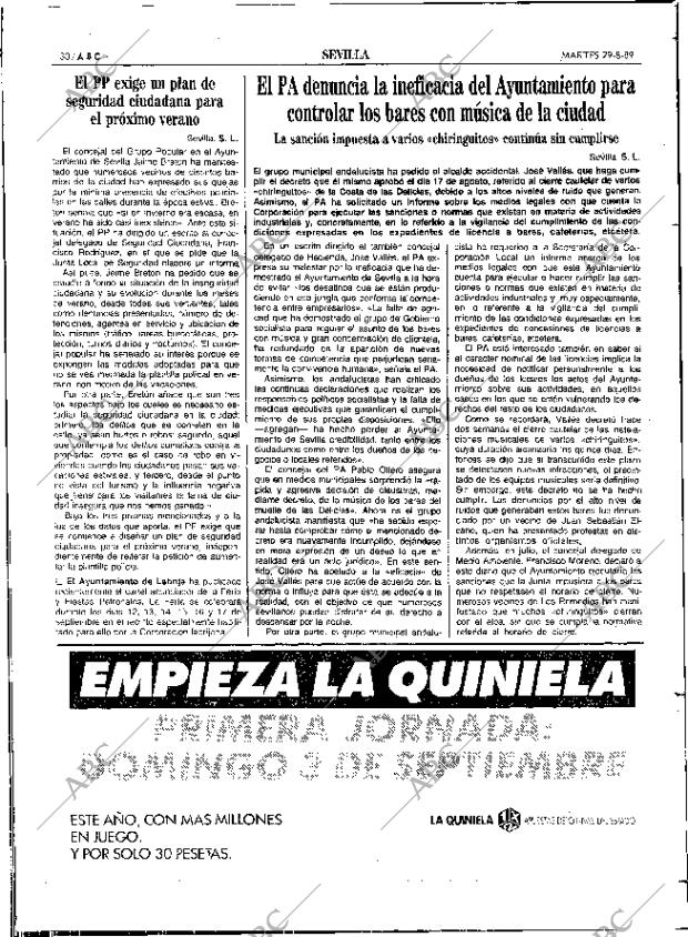 ABC SEVILLA 29-08-1989 página 30