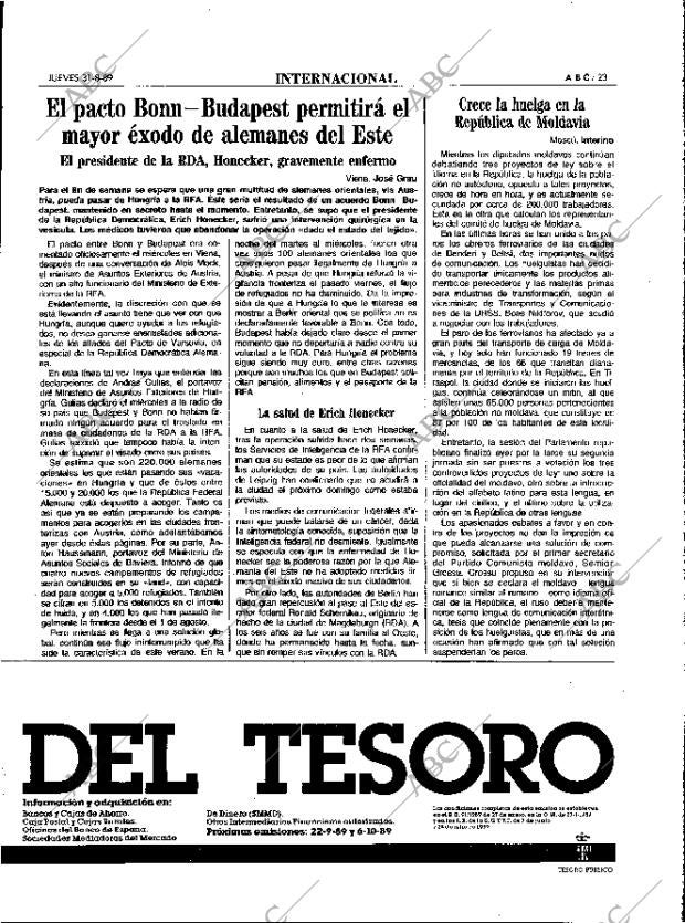 ABC MADRID 31-08-1989 página 23