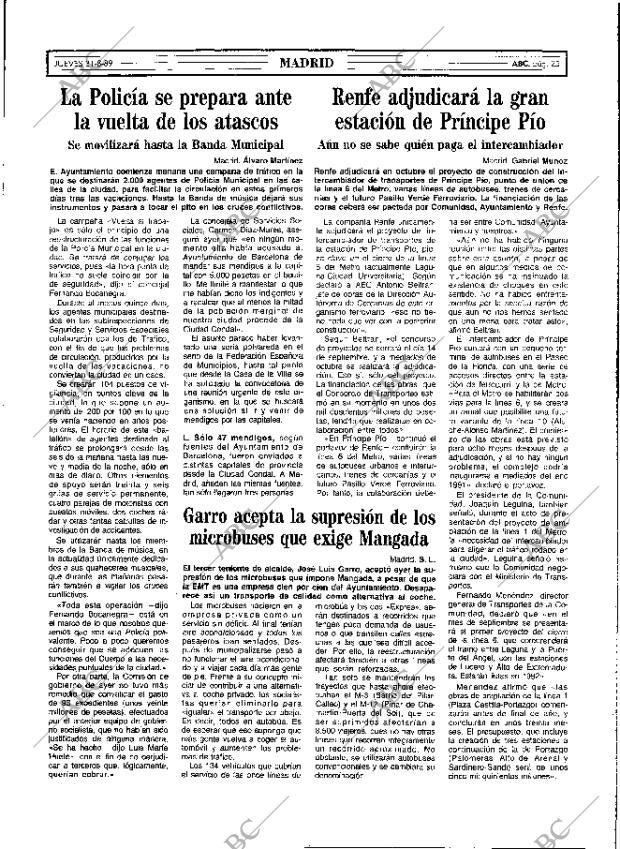 ABC MADRID 31-08-1989 página 25