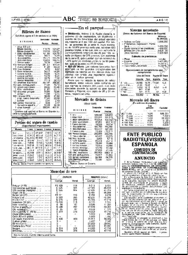 ABC MADRID 31-08-1989 página 41