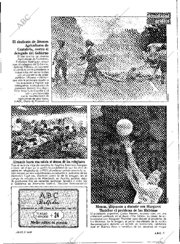 ABC MADRID 31-08-1989 página 5