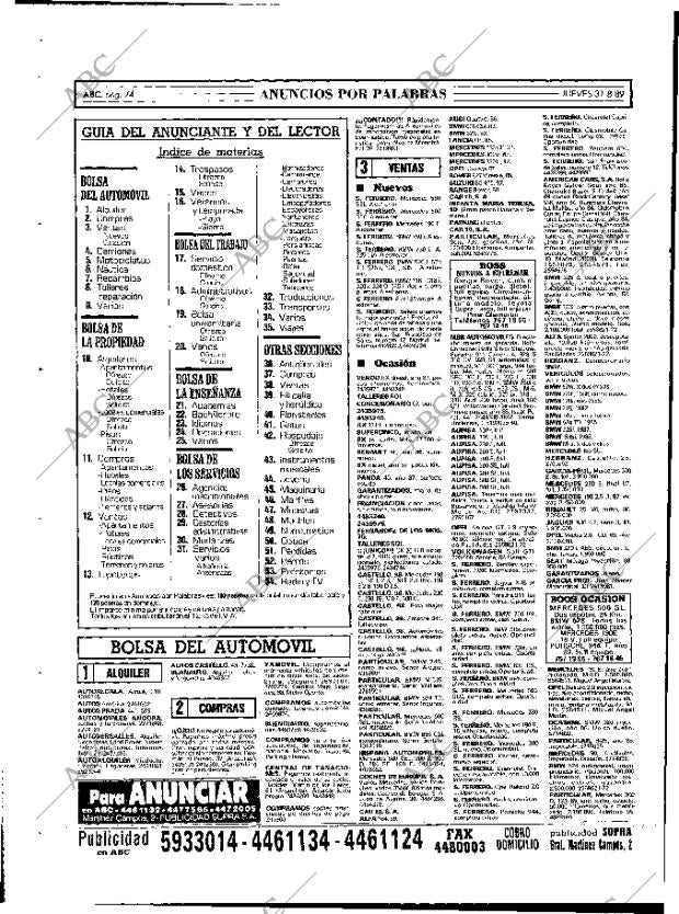 ABC MADRID 31-08-1989 página 74
