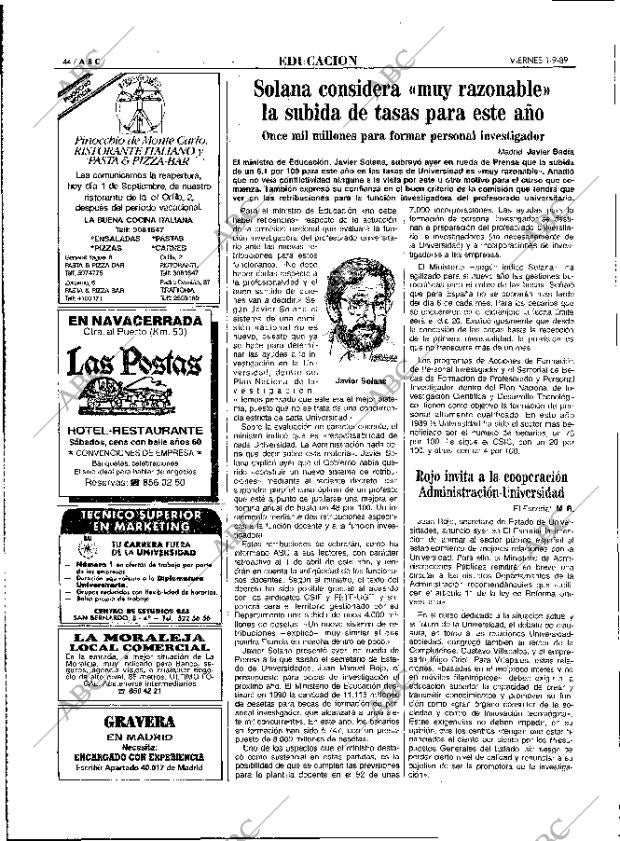 ABC MADRID 01-09-1989 página 44