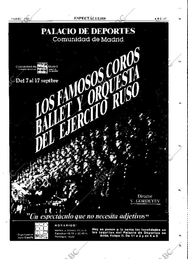 ABC MADRID 01-09-1989 página 67