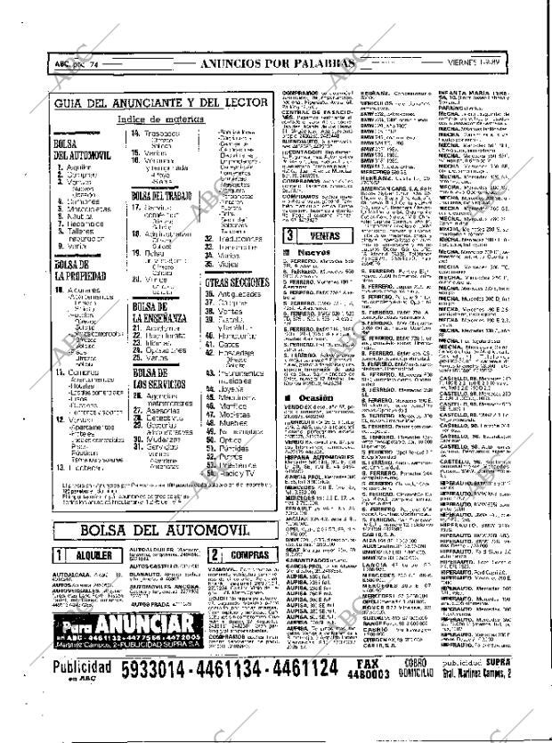 ABC MADRID 01-09-1989 página 74