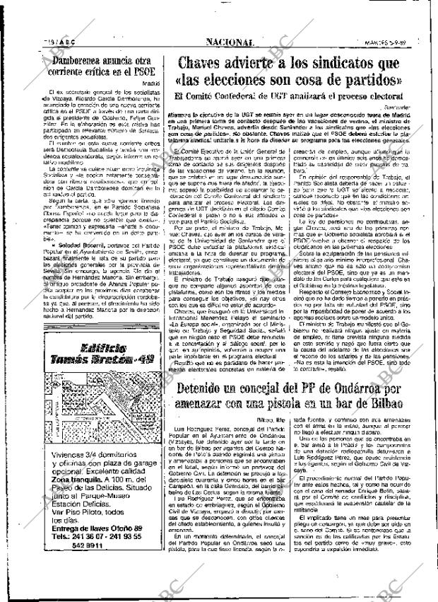 ABC MADRID 05-09-1989 página 18