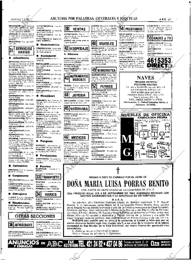 ABC SEVILLA 05-09-1989 página 67