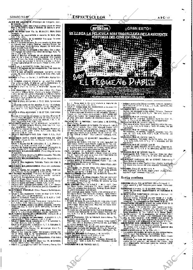 ABC MADRID 09-09-1989 página 77