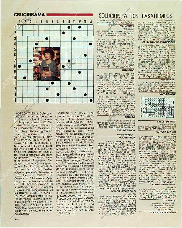 BLANCO Y NEGRO MADRID 10-09-1989 página 114