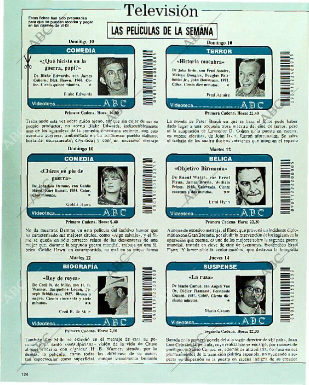 BLANCO Y NEGRO MADRID 10-09-1989 página 124