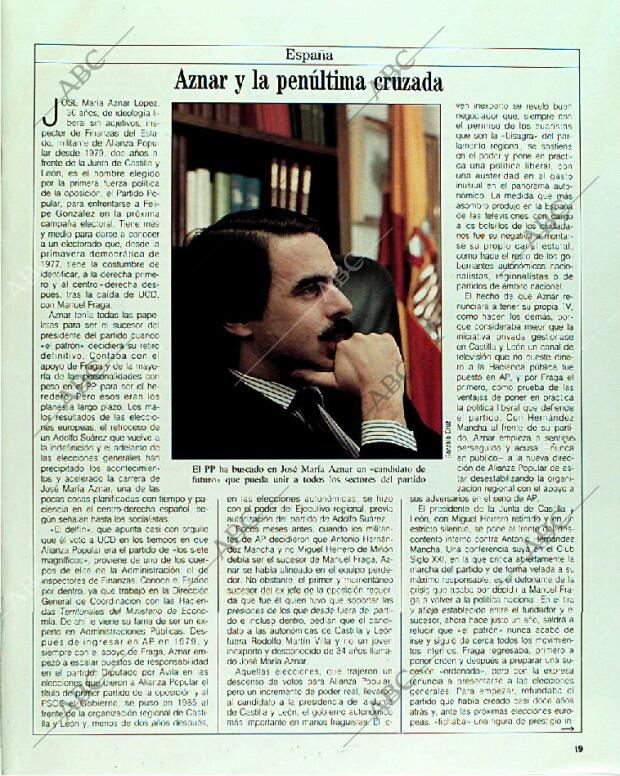 BLANCO Y NEGRO MADRID 10-09-1989 página 19