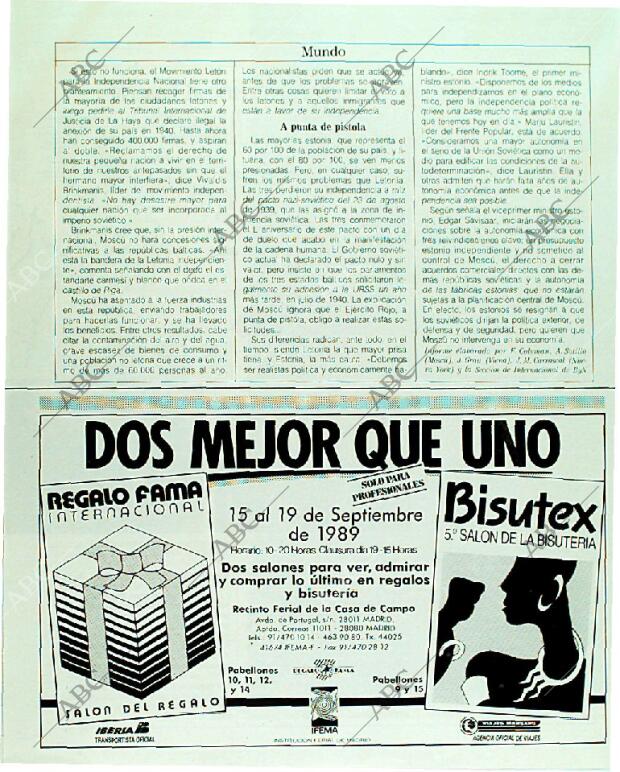 BLANCO Y NEGRO MADRID 10-09-1989 página 24