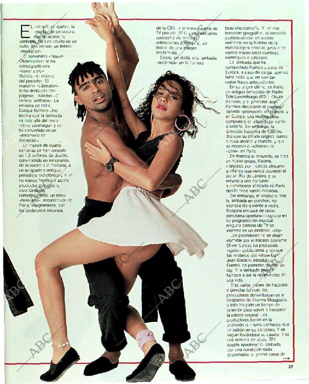 BLANCO Y NEGRO MADRID 10-09-1989 página 27