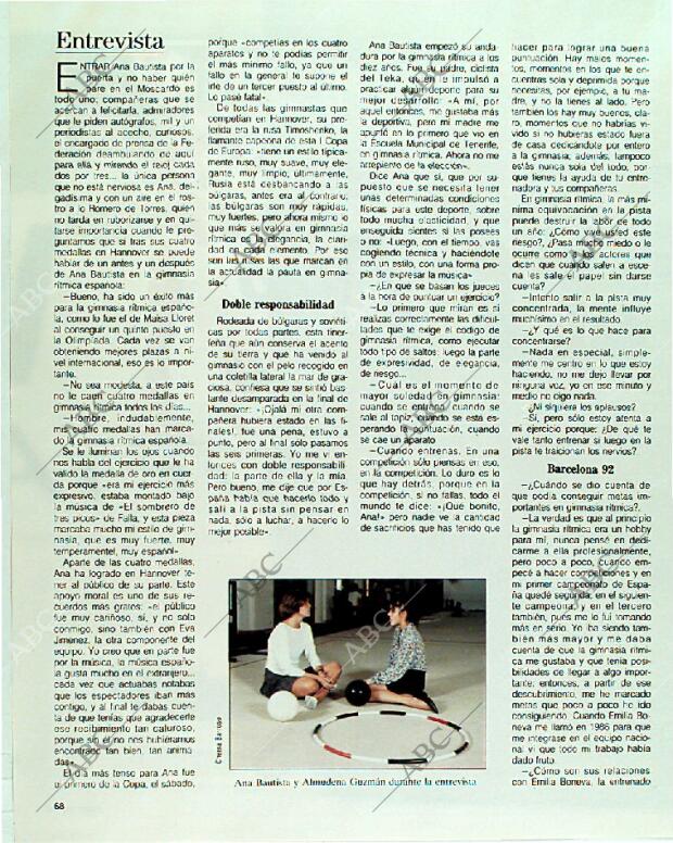 BLANCO Y NEGRO MADRID 10-09-1989 página 68