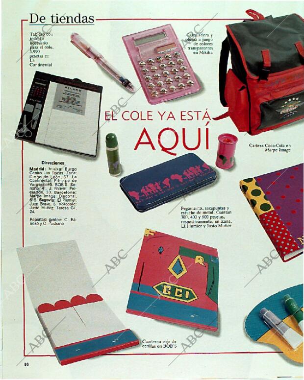 BLANCO Y NEGRO MADRID 10-09-1989 página 86