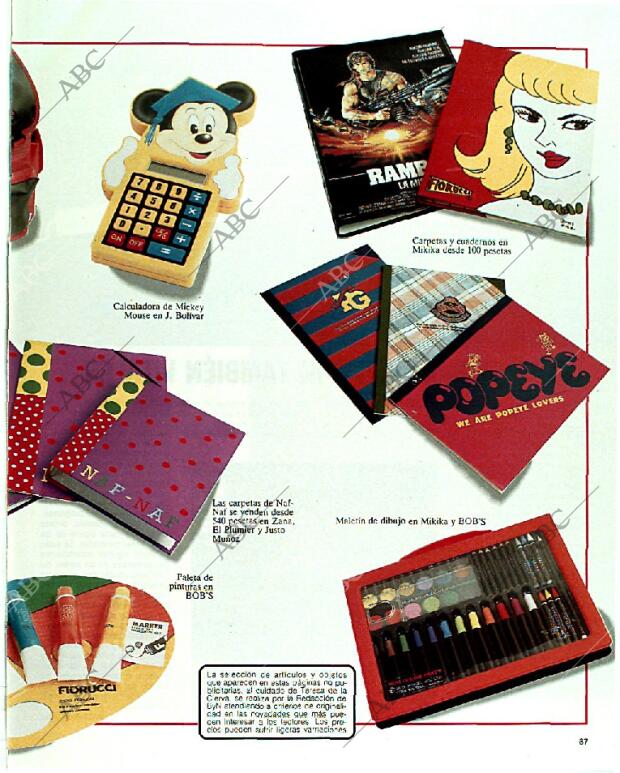 BLANCO Y NEGRO MADRID 10-09-1989 página 87