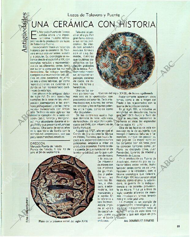 BLANCO Y NEGRO MADRID 10-09-1989 página 89